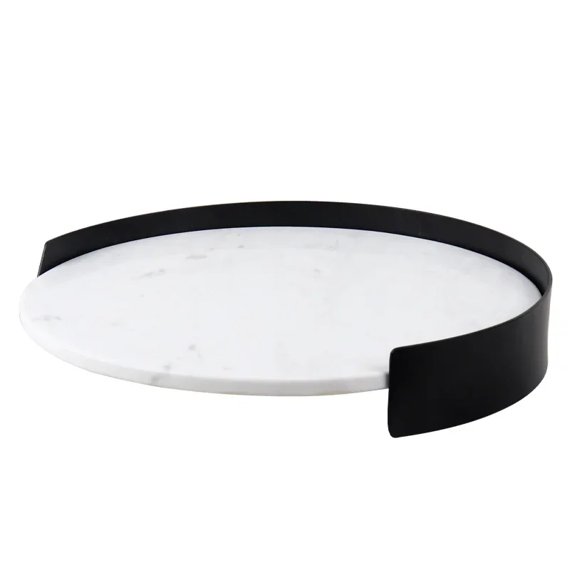 Light Luxury Marble Metal Frame Tray Cosmetics Washstand Bathroom Supplies Jewelry Desktop Round Storage Tray
Light Luxury Marble Metal Frame Tray Cosmetics Washstand Bathroom Supplies Jewelry Desktop Round Storage Tray