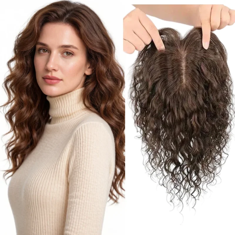 Hand Made 100% Human Hair Topper Full Swiss Lace | Ventilated Clip-in Hair Extensions | Body Wave Bulk Order
Hand Made 100% Human Hair Topper Full Swiss Lace | Ventilated Clip-in Hair Extensions | Body Wave Bulk Order