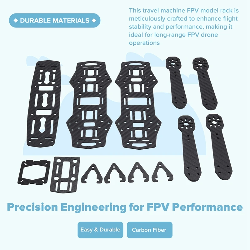 QAV250 Four-Axis Carbon Fiber Rack Frame Kit Carbon Fiber Rack Frame Kit FPV Model Rack Aviation Unit Long Range FPV Drone Rack
QAV250 Four-Axis Carbon Fiber Rack Frame Kit Carbon Fiber Rack Frame Kit FPV Model Rack Aviation Unit Long Range FPV Drone Rack