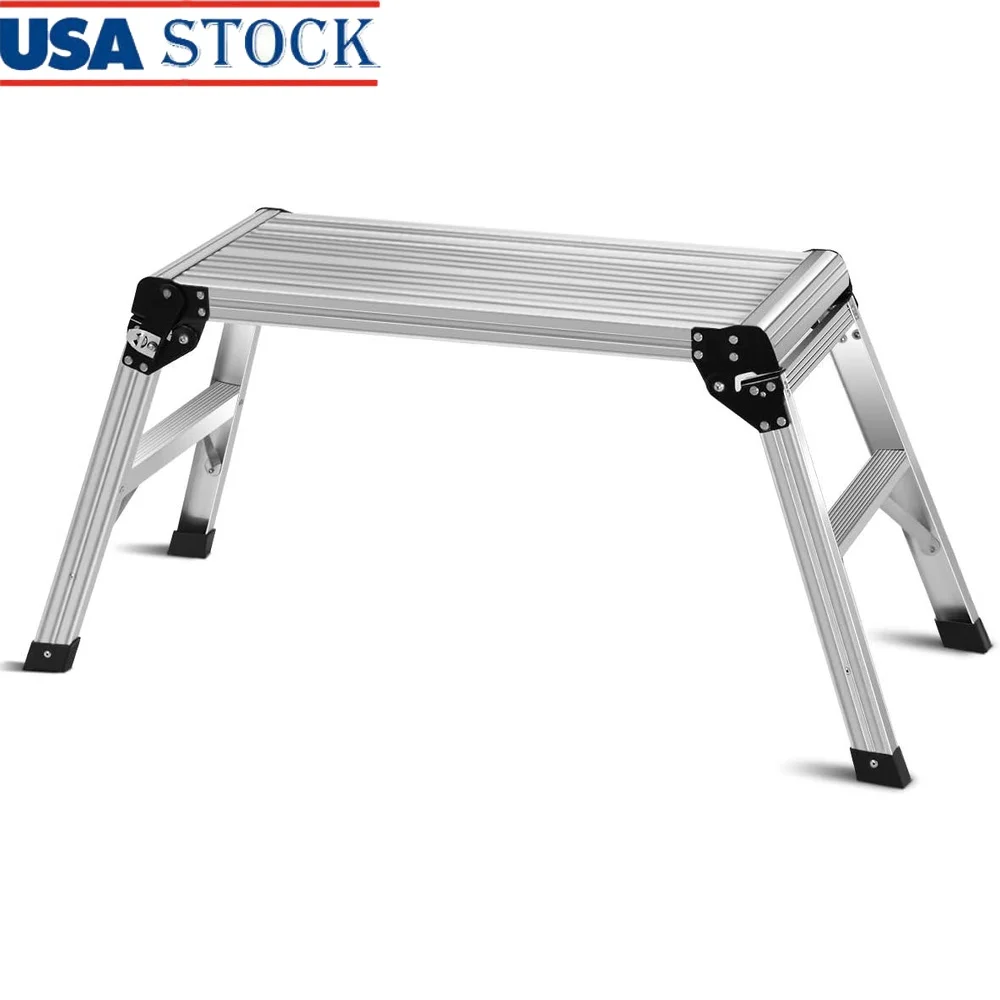 Aluminum Step Ladder Folding Work Bench Non-Slip Platform Portable Car Washing Painting DIY Tasks Heavy Duty
Aluminum Step Ladder Folding Work Bench Non-Slip Platform Portable Car Washing Painting DIY Tasks Heavy Duty