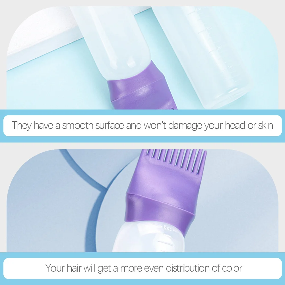 4 шт., бутылки для сухой чистки волос, аппликатор с корневой расческой, маленький размер, легкий салонный дозатор краски для волос, инструменты, бутылки для окрашивания 
4 шт., бутылки для сухой чистки волос, аппликатор с корневой расческой, маленький размер, легкий салонный дозатор краски для волос, инструменты, бутылки для окрашивания