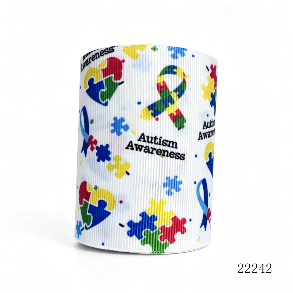 50yards Autism Awareness Grosgrain Ribbon DIY for Hairbow Decoration Gift Wrapping Accessories
50yards Autism Awareness Grosgrain Ribbon DIY for Hairbow Decoration Gift Wrapping Accessories