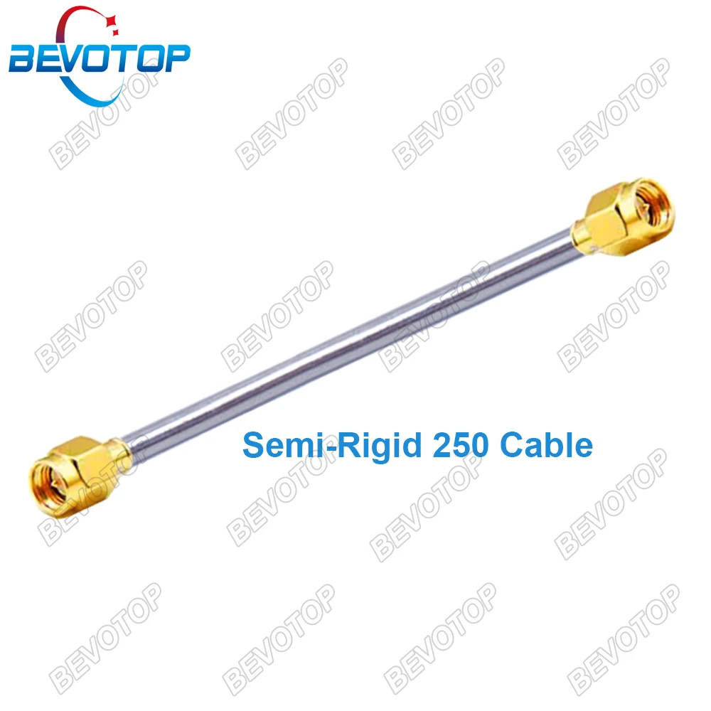 6GHz Semi-Rigid 250 Cable SMA Male/Male 90 High Quality High Frequency Low Loss Cable RF Coaxial Pigtail Jumper BEVOTOP
6GHz Semi-Rigid 250 Cable SMA Male/Male 90 High Quality High Frequency Low Loss Cable RF Coaxial Pigtail Jumper BEVOTOP