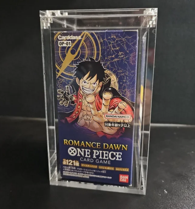 4mm Clear Acrylic One Piece Booster Display Case Cards Collector Box Protector for Japanese One Piece Booster Box OP-01/02/03/04
4mm Clear Acrylic One Piece Booster Display Case Cards Collector Box Protector for Japanese One Piece Booster Box OP-01/02/03/04