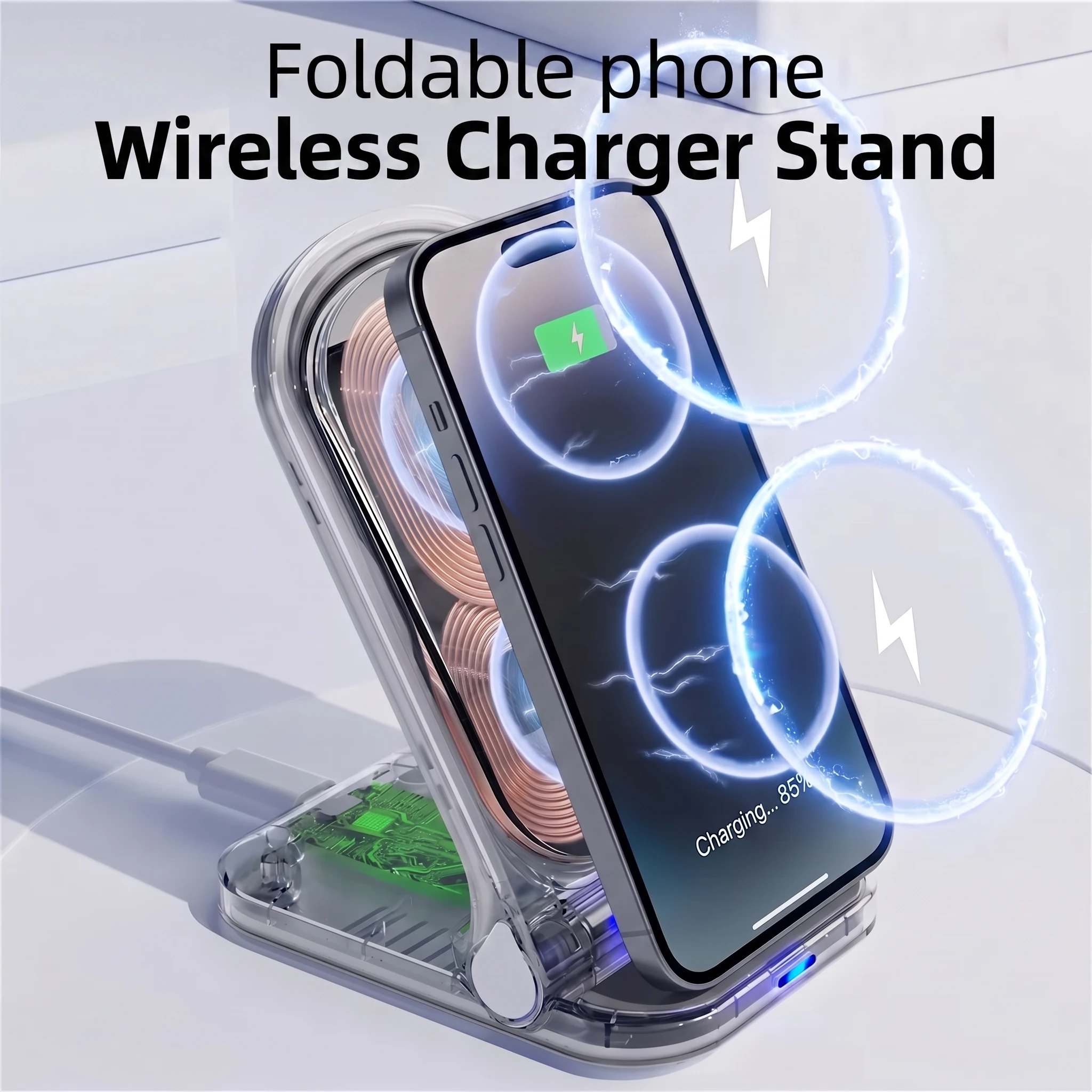 Foldable phone Wireless Charger Stand for Pad Chargers Holder for Induction Fast Charging Station Dock for iPhone Samsung Xiaomi
Foldable phone Wireless Charger Stand for Pad Chargers Holder for Induction Fast Charging Station Dock for iPhone Samsung Xiaomi
