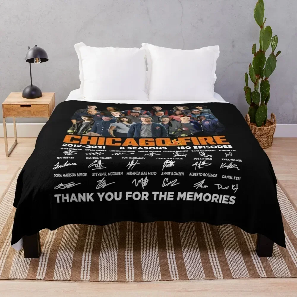 Chicago Fire Tv series 2021 2021 8 seasons 180 episodes signatures thank you for the memories black Throw Blanket
Chicago Fire Tv series 2021 2021 8 seasons 180 episodes signatures thank you for the memories black Throw Blanket