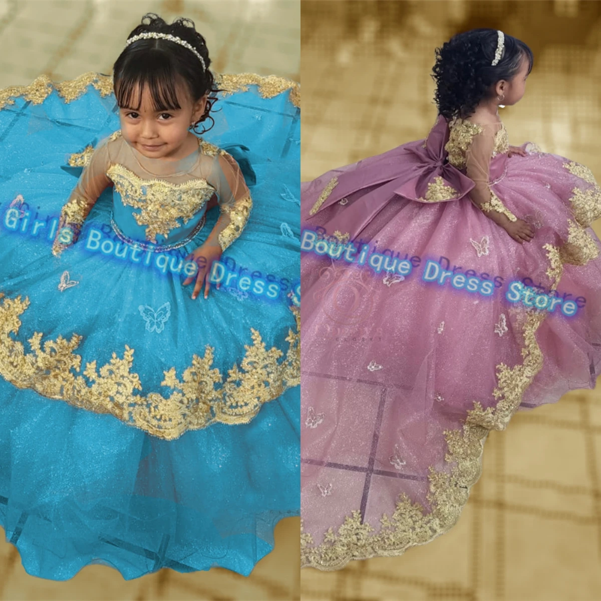 Luxuriously High Quality Flower Girl Dress Pink Tulle Fluffy Wedding Ball Princess Little Girls Birthday Party Evening Gowns
Luxuriously High Quality Flower Girl Dress Pink Tulle Fluffy Wedding Ball Princess Little Girls Birthday Party Evening Gowns