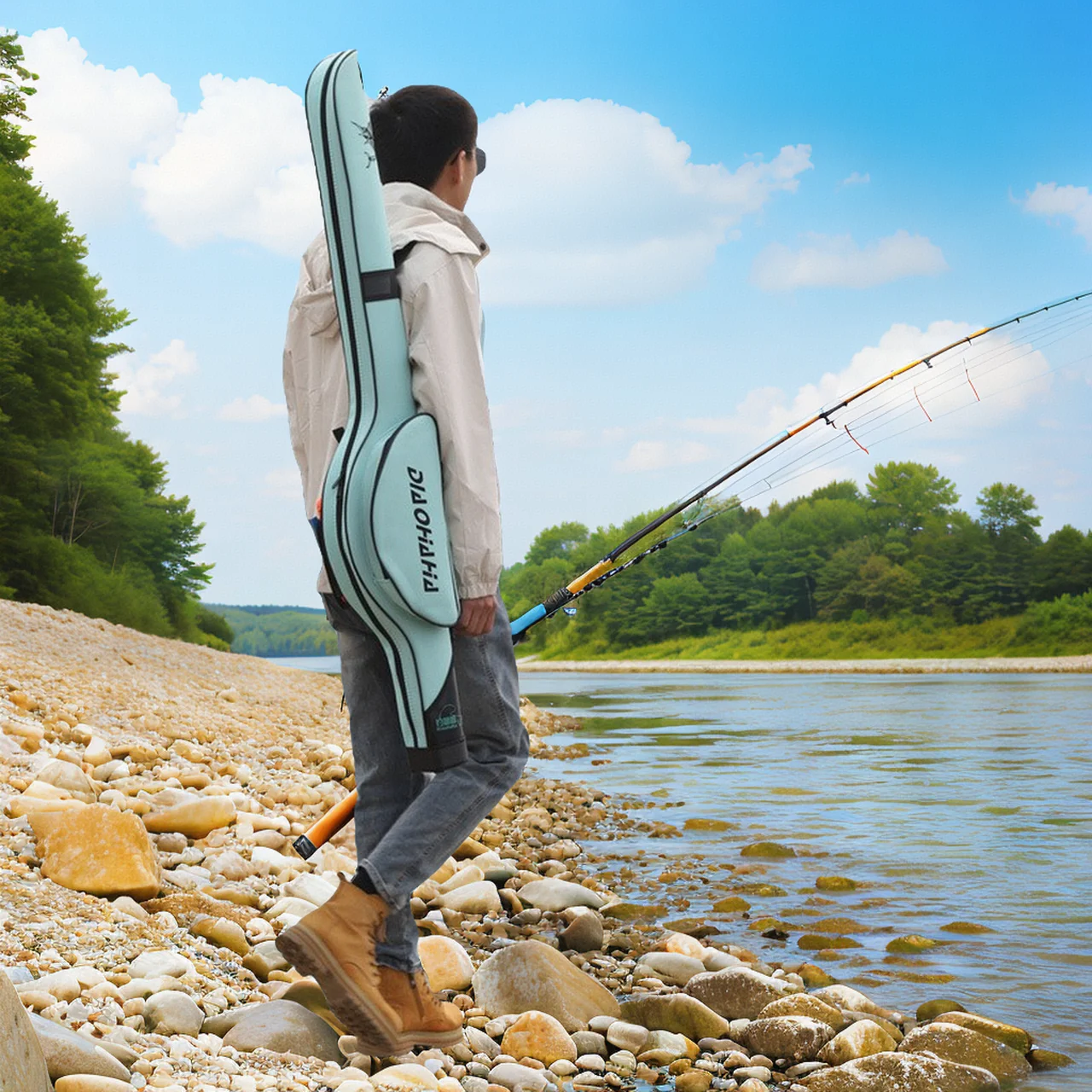 Storage Holder Fishing Rod Bag Case Waterproof Thickened Portable Hard-Shell Foldable Backpack Sea Shoulder Strap Universal
Storage Holder Fishing Rod Bag Case Waterproof Thickened Portable Hard-Shell Foldable Backpack Sea Shoulder Strap Universal