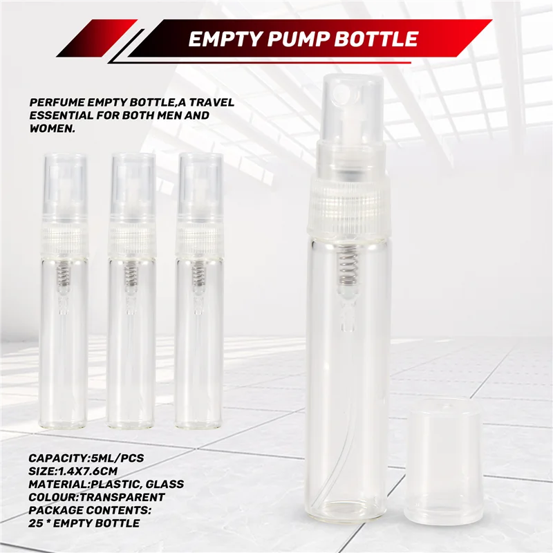 A59Z-25Pcs Мини 5 мл стеклянный многоразовый дорожный парфюм пустой флакон распылитель насос-спрей
A59Z-25Pcs Мини 5 мл стеклянный многоразовый дорожный парфюм пустой флакон распылитель насос-спрей