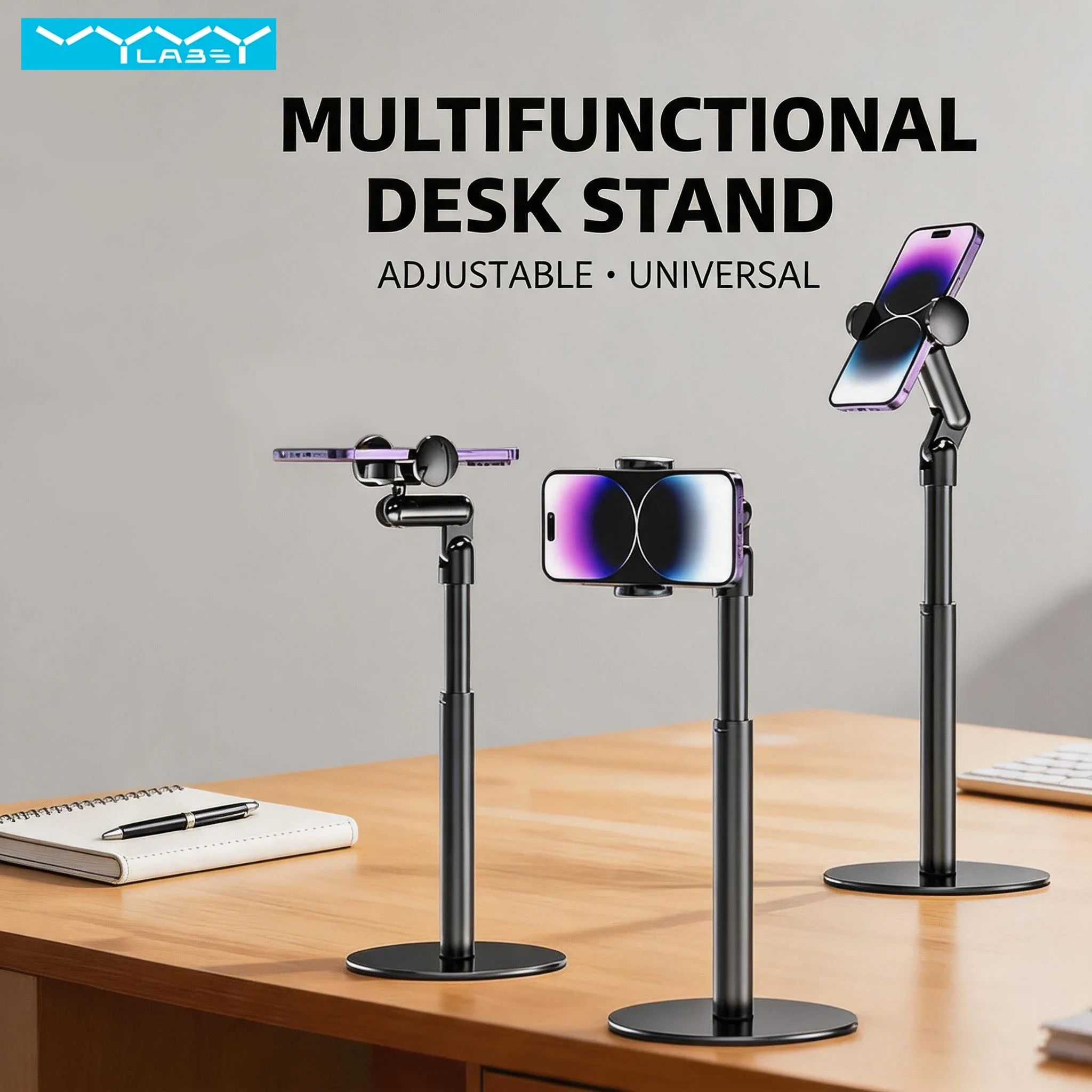 Vyvylabs High Quality Universal Mobile Phone Stand Stretchable Holder for iPhone/Xiaomi/Huawei/Samsung Adjustable Phone Holders
Vyvylabs High Quality Universal Mobile Phone Stand Stretchable Holder for iPhone/Xiaomi/Huawei/Samsung Adjustable Phone Holders