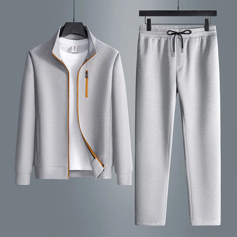 Mens Fashion Loose Stand Collar Sport Set Long Sleeve Shirt Straight Leg Trousers Soft Breathable Autumn Streetwear Jogging Dail
Mens Fashion Loose Stand Collar Sport Set Long Sleeve Shirt Straight Leg Trousers Soft Breathable Autumn Streetwear Jogging Dail