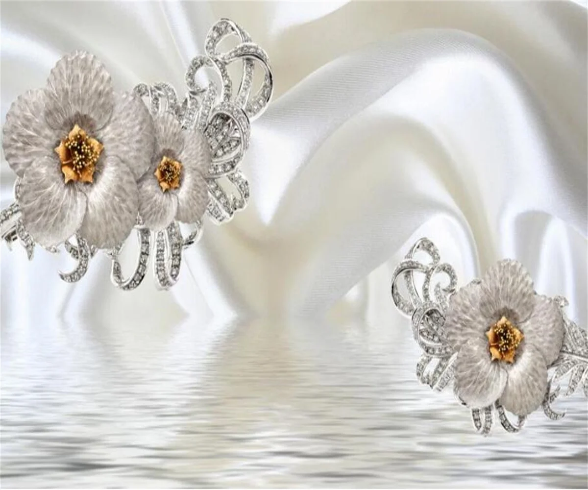 Custom wallpaper silk diamond flower background mural home decoration living room bedroom mural decoration painting 3d wallpaper
Custom wallpaper silk diamond flower background mural home decoration living room bedroom mural decoration painting 3d wallpaper