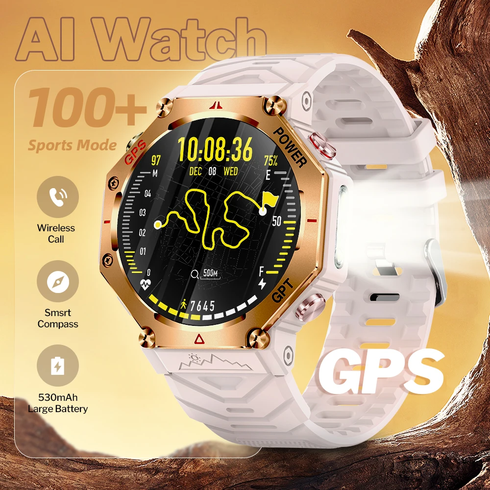 Умные часы KC91 AI - HD-дисплей 1,85 дюйма, GPS + ГЛОНАСС, более 100 спортивных режимов, водонепроницаемость IP68, Bluetooth-звонки, измерение пульса - Фитнес
Умные часы KC91 AI - HD-дисплей 1,85 дюйма, GPS + ГЛОНАСС, более 100 спортивных режимов, водонепроницаемость IP68, Bluetooth-звонки, измерение пульса - Фитнес