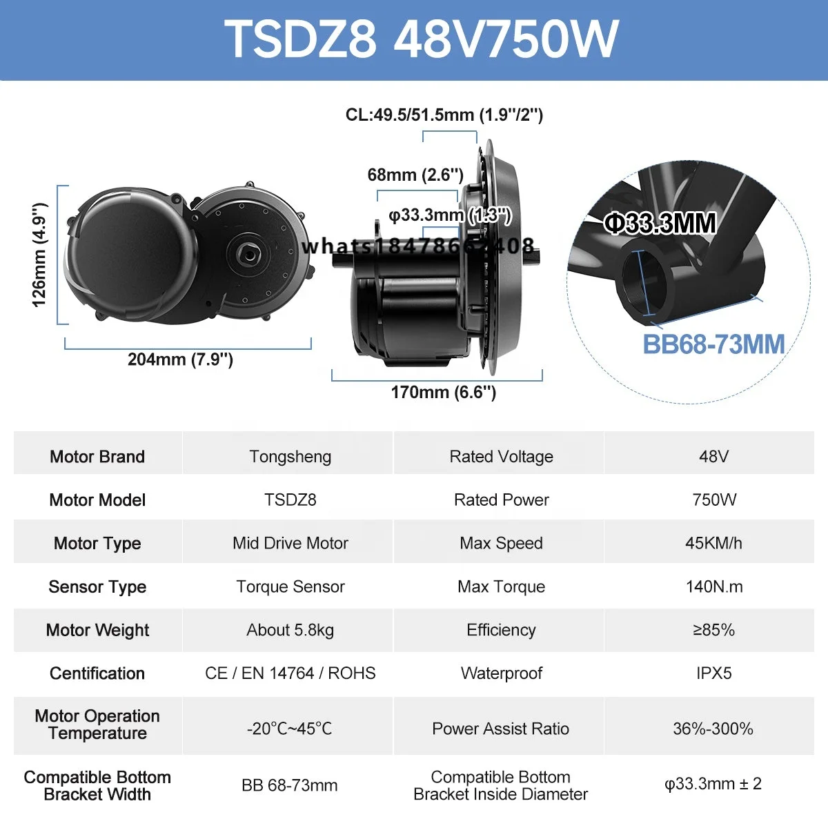 sensor Tongsheng 750w 48v TSDZ8 mid drive conversion kit with EKD01 display, European Union, UK, US stock
sensor Tongsheng 750w 48v TSDZ8 mid drive conversion kit with EKD01 display, European Union, UK, US stock