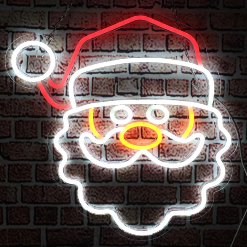 20Pcs/Lots LED Neon New Santa Claus Holiday Lights Holiday Lights Atmosphere Decorative Lamps 5v USB For
20Pcs/Lots LED Neon New Santa Claus Holiday Lights Holiday Lights Atmosphere Decorative Lamps 5v USB For