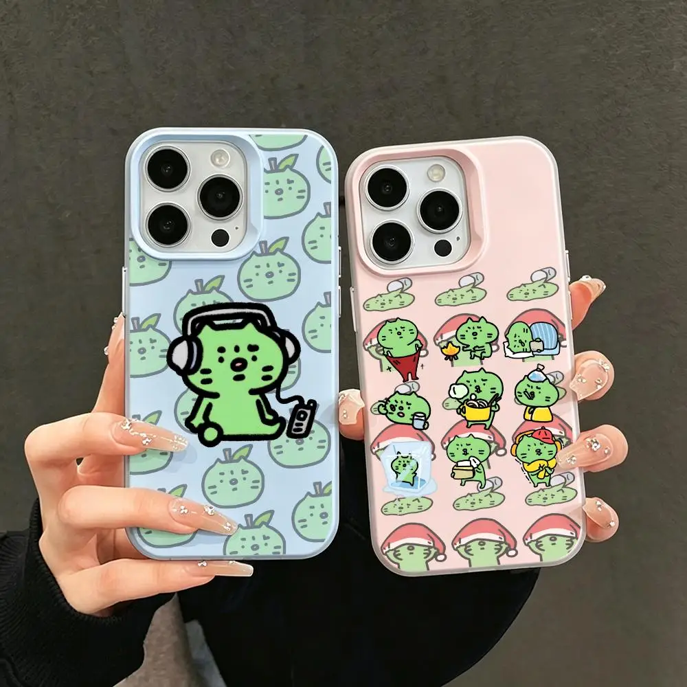 A-Anxious Green Cat Phone Case Jelly like 2 in 1 dual-layer dopamine phone case, compatible with iPhone 17/16/15/14/13/12
A-Anxious Green Cat Phone Case Jelly like 2 in 1 dual-layer dopamine phone case, compatible with iPhone 17/16/15/14/13/12