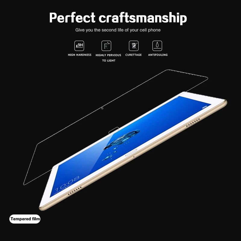 Прозрачная пленка из закаленного стекла премиум-класса 0,33 мм для Huawei Honor Waterplay HDN-L09 10,1 дюйма, защитная пленка для ЖК-экрана планшета + чистые инструменты
Прозрачная пленка из закаленного стекла премиум-класса 0,33 мм для Huawei Honor Waterplay HDN-L09 10,1 дюйма, защитная пленка для ЖК-экрана планшета + чистые инструменты