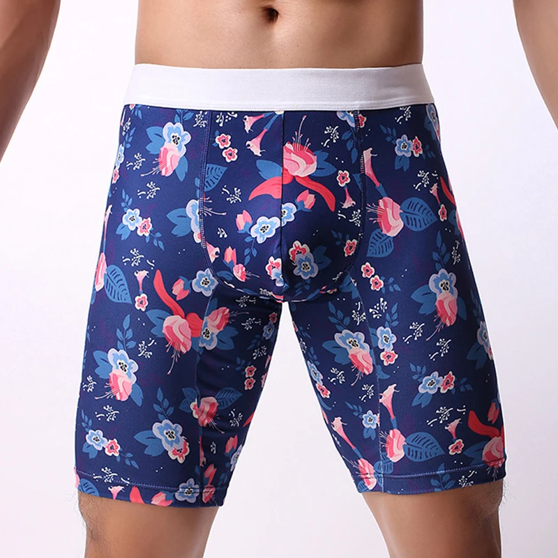 Fashion Print Men Panties Mid Waist Underwear Boxer Shorts Male Long Leg Underpants EUR Size Breathable Sexy U Bulge Pouch Pants
Fashion Print Men Panties Mid Waist Underwear Boxer Shorts Male Long Leg Underpants EUR Size Breathable Sexy U Bulge Pouch Pants