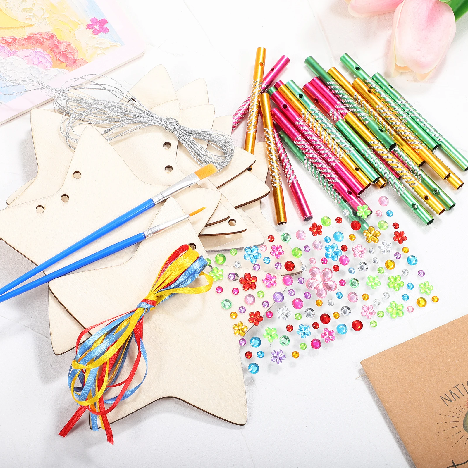 Star Wind Chime Set Kit Pendant Kits for Kids Chimes Diy Accessories Wooden Small Craft
Star Wind Chime Set Kit Pendant Kits for Kids Chimes Diy Accessories Wooden Small Craft