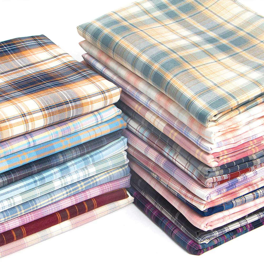 JK Skirt Uniform Plaid Polyester Fabric 150cm Wide Breathable Soft Cloth for DIY Sewing Jacket Shirt Home Textiles Patch Crafts
JK Skirt Uniform Plaid Polyester Fabric 150cm Wide Breathable Soft Cloth for DIY Sewing Jacket Shirt Home Textiles Patch Crafts