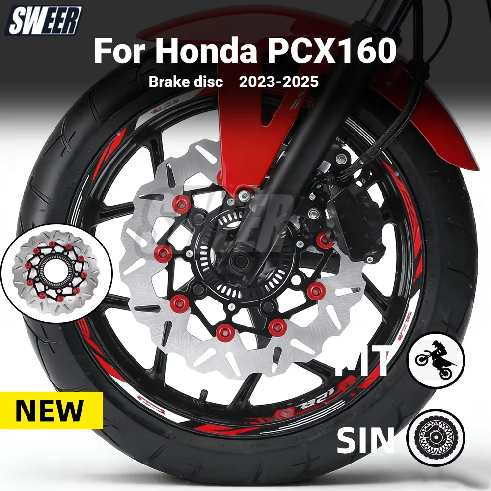 Переднее колесо мотоцикла Honda PCX160, модификация решетки из АБС-пластика, плавающий пенопластовый тормозной диск, дисковый тормозной диск 267 мм, подходит
Переднее колесо мотоцикла Honda PCX160, модификация решетки из АБС-пластика, плавающий пенопластовый тормозной диск, дисковый тормозной диск 267 мм, подходит