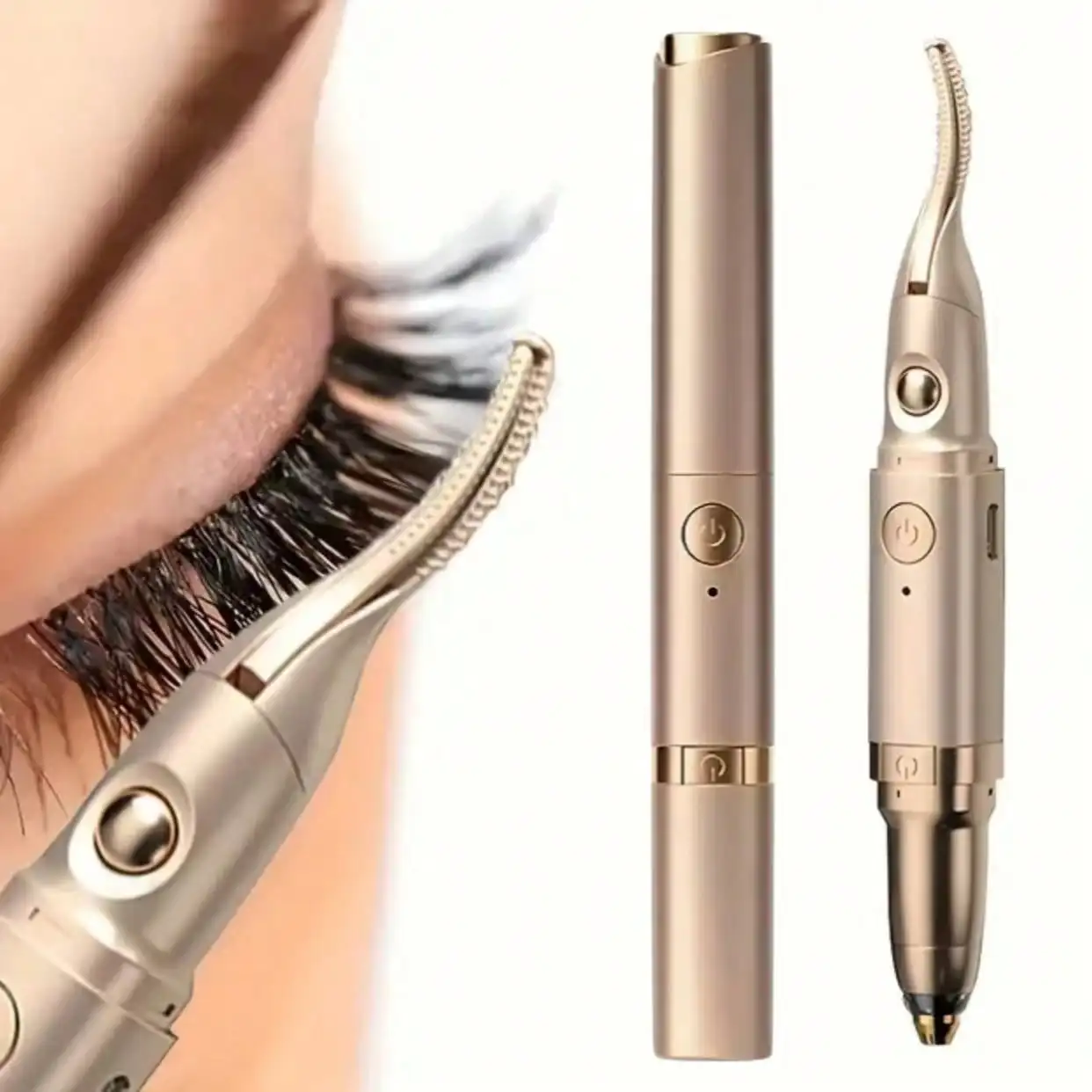 RAF 2-In-1 Electric Eyelash Curler & Eyebrow Trimmer, Dual-Use Eyebrow Shaper With Temperature Control, Anti-Scald, Curl & Shape
RAF 2-In-1 Electric Eyelash Curler & Eyebrow Trimmer, Dual-Use Eyebrow Shaper With Temperature Control, Anti-Scald, Curl & Shape