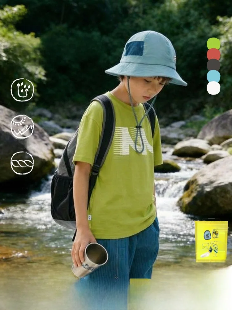 Mipo Quick Dry Short Sleeve Children's T-Shirt Outdoor Sports Sun Protection Parent-Child Matching Boys' Top Summer Wear
Mipo Quick Dry Short Sleeve Children's T-Shirt Outdoor Sports Sun Protection Parent-Child Matching Boys' Top Summer Wear
