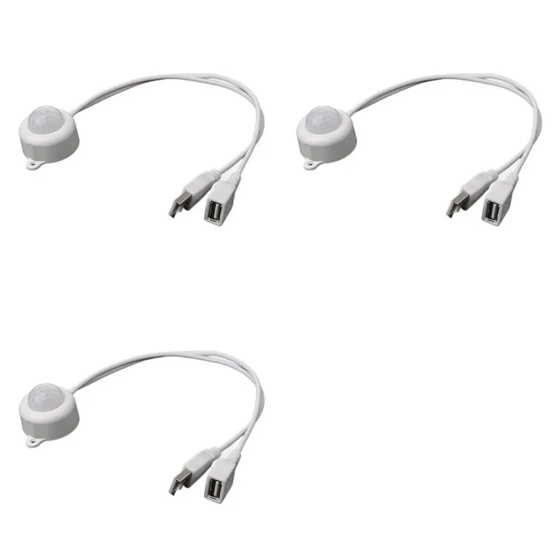 New-3X PIR Body Infrared USB Motion Sensor Switch 5V - 24V 5A Photosensitive Sensor Detector
New-3X PIR Body Infrared USB Motion Sensor Switch 5V - 24V 5A Photosensitive Sensor Detector