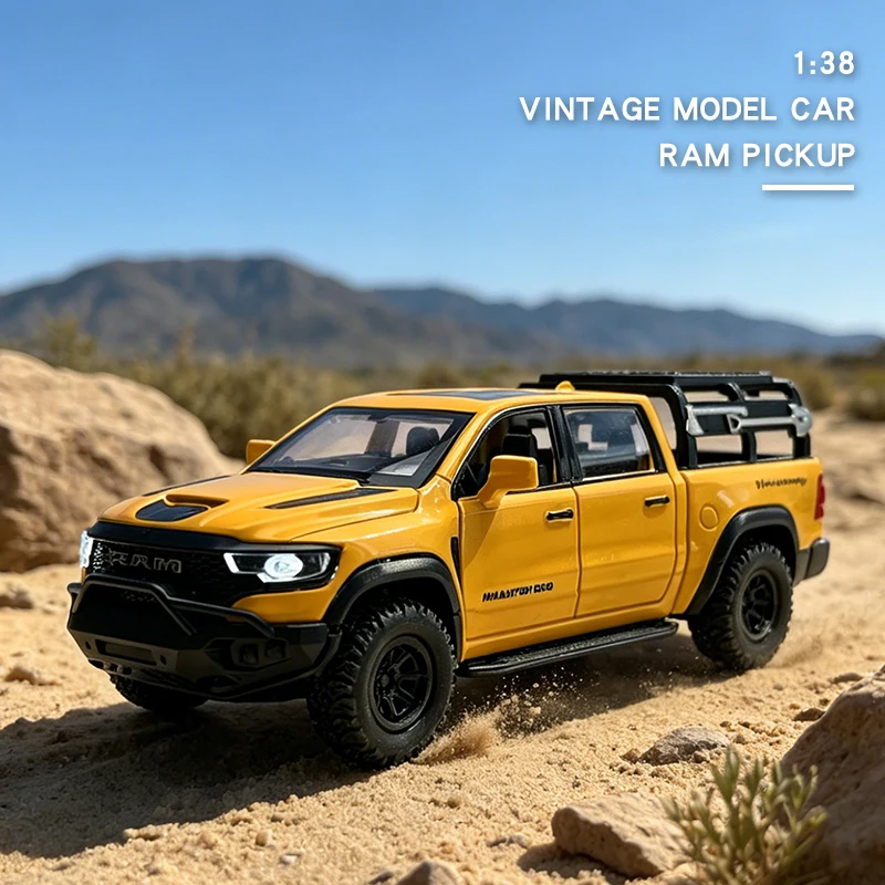 1:38 Dodge RAM 1000 TRX Mammoth Picku Alloy Car Model Sound And Light Pull Back Children's Toy Collectibles Birthday Gift
1:38 Dodge RAM 1000 TRX Mammoth Picku Alloy Car Model Sound And Light Pull Back Children's Toy Collectibles Birthday Gift