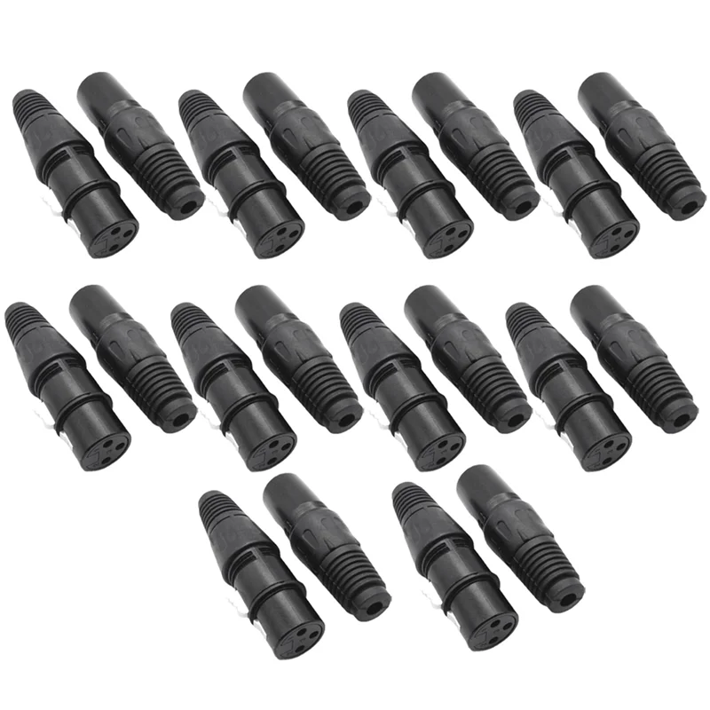 【Лист-Личность!】30 пар XLR 3-контактных микрофонных аудиокабелей Разъемы Мужской Женский микрофон Змеиный разъем Кабельные разъемы
【Лист-Личность!】30 пар XLR 3-контактных микрофонных аудиокабелей Разъемы Мужской Женский микрофон Змеиный разъем Кабельные разъемы