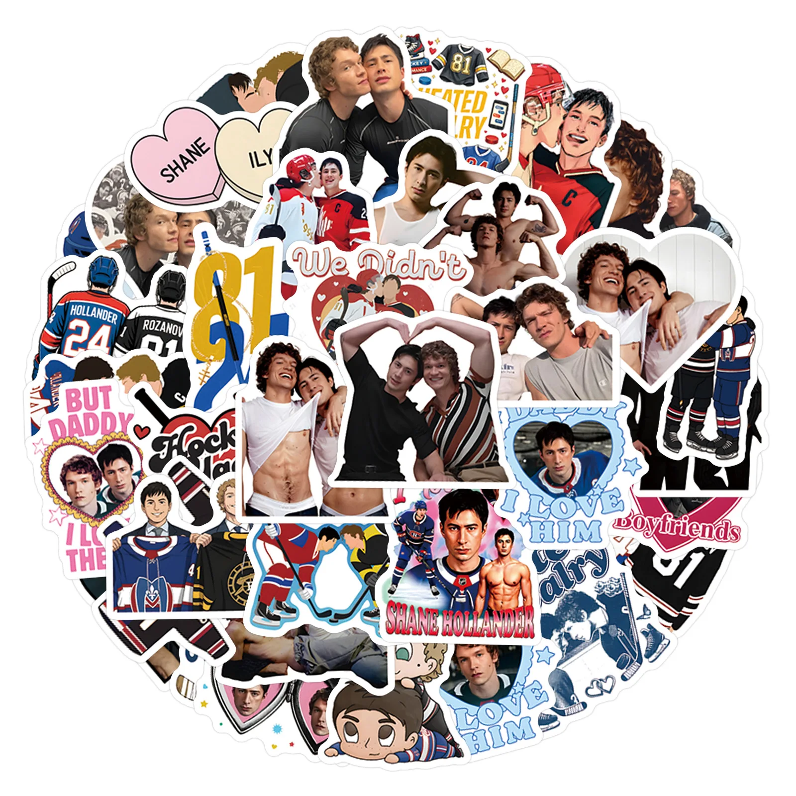 10/60/120PCS Heated Rivalry Sticker Personalized Decoration Graffiti TV series Decal Toy for Water Cup Scrapbook Stationery Box
10/60/120PCS Heated Rivalry Sticker Personalized Decoration Graffiti TV series Decal Toy for Water Cup Scrapbook Stationery Box