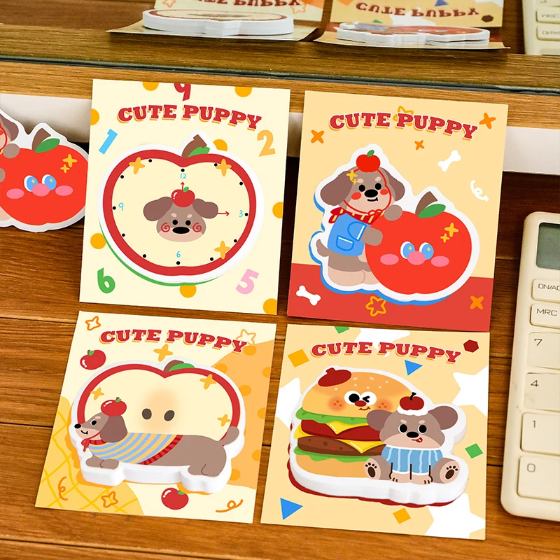 30Sheets Cartoon Dog Apple Colored Memo Pads Simple Scrapbooking Sticker Supplies Post Sticky Notes Office Stationery
30Sheets Cartoon Dog Apple Colored Memo Pads Simple Scrapbooking Sticker Supplies Post Sticky Notes Office Stationery