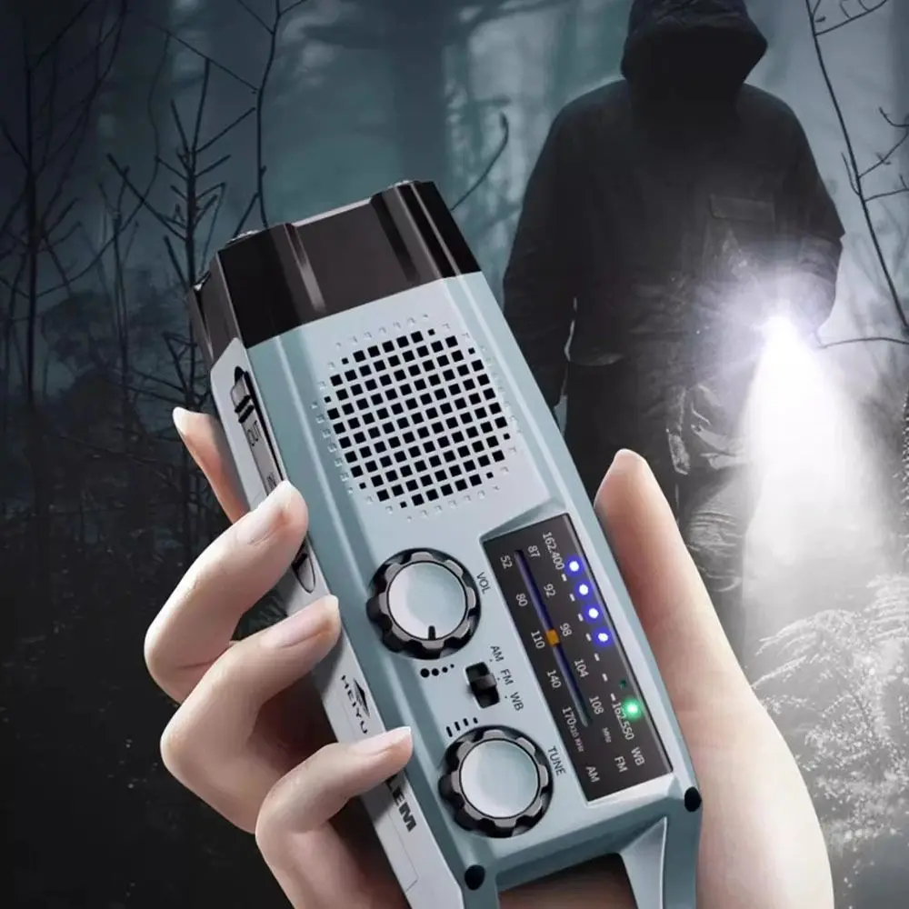Hand Crank Emergency Radio Reading Lamps High Brightness Weather Radio Portable Safety Wireless Speaker Outdoor Camping
Hand Crank Emergency Radio Reading Lamps High Brightness Weather Radio Portable Safety Wireless Speaker Outdoor Camping
