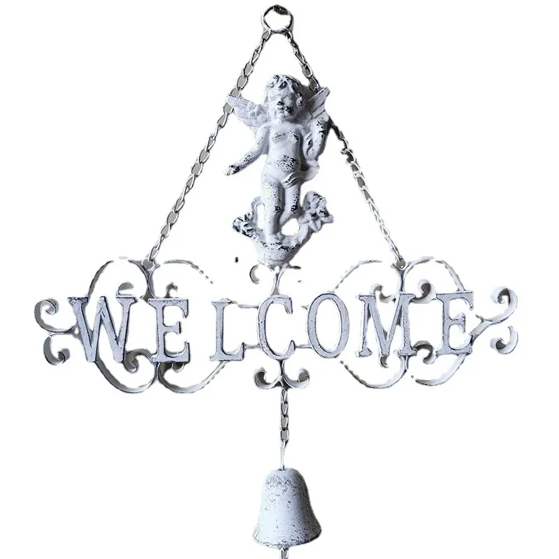 Wind Chime for Villa Garden, Retro Angel Aeolian Bells, Ironwork, Old Hanging Ornaments, Creative Courtyard Welcome Sign
Wind Chime for Villa Garden, Retro Angel Aeolian Bells, Ironwork, Old Hanging Ornaments, Creative Courtyard Welcome Sign