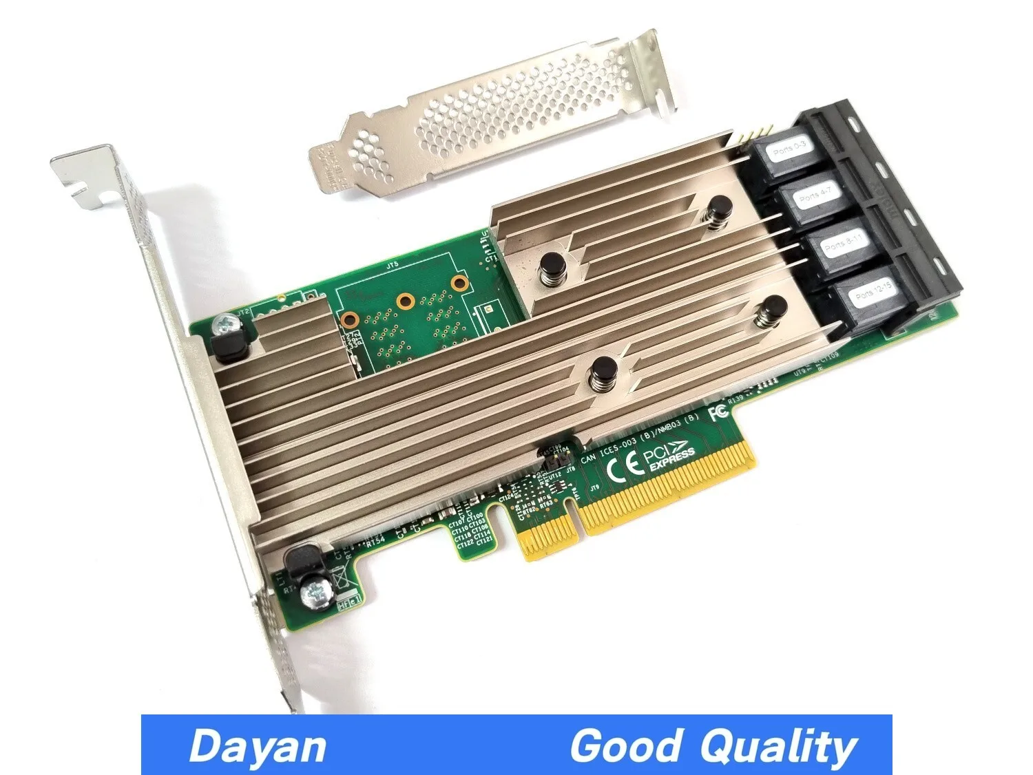 Broadcom LSI 9305-16i SATA / SAS HBA Controller RAID 12Gbps PCIe x8 Avago IT ZFS-
Broadcom LSI 9305-16i SATA / SAS HBA Controller RAID 12Gbps PCIe x8 Avago IT ZFS-