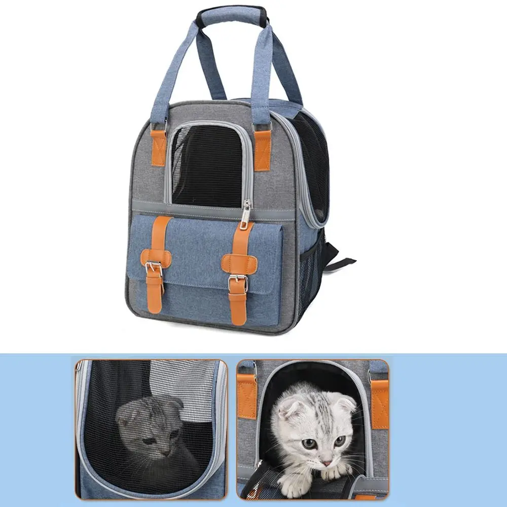 Comfortable Oxford Cloth Cat Bag Large Space Foldable Pet School Bag Breathable Mesh Safety Lock Zipper Cat Carrying Bag Walking
Comfortable Oxford Cloth Cat Bag Large Space Foldable Pet School Bag Breathable Mesh Safety Lock Zipper Cat Carrying Bag Walking