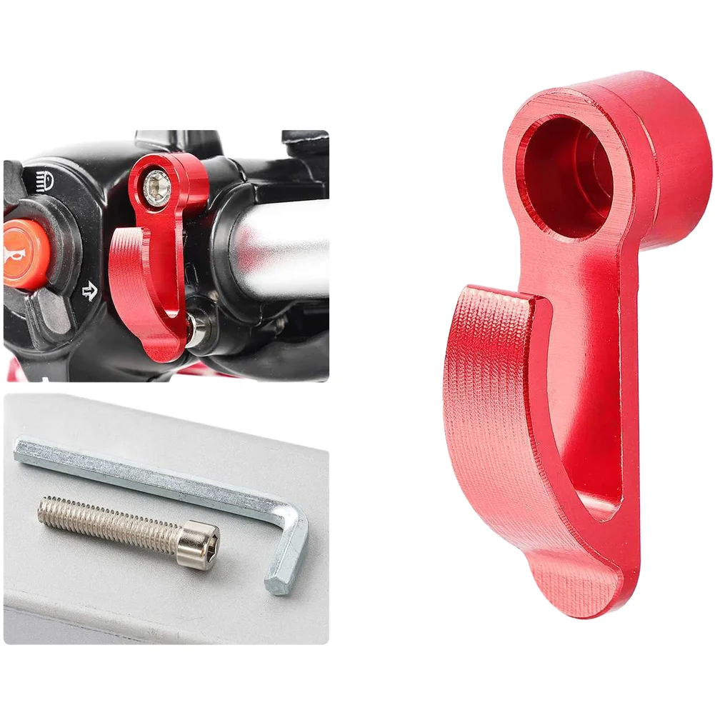 Motorcycle Side Hook for Electric Scooter For Dirt Bike Lightweight Aluminum Build with Enhanced Friction 4.7cm
Motorcycle Side Hook for Electric Scooter For Dirt Bike Lightweight Aluminum Build with Enhanced Friction 4.7cm