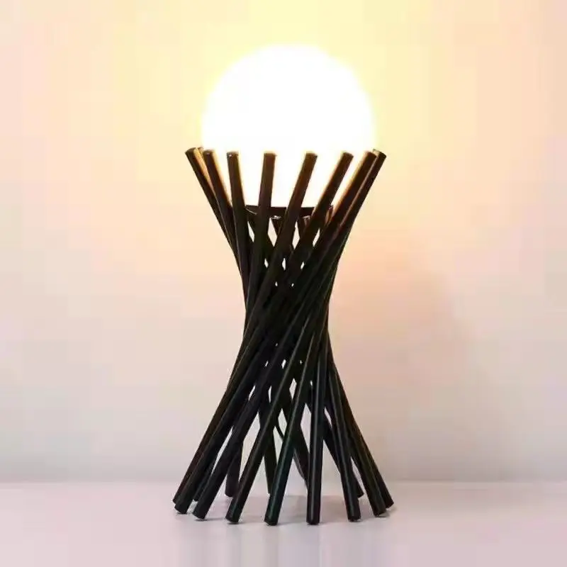 Postmodern golden torch glass ball LED table lamp luxury living room decoration bedroom bedside lamp desk lamp
Postmodern golden torch glass ball LED table lamp luxury living room decoration bedroom bedside lamp desk lamp