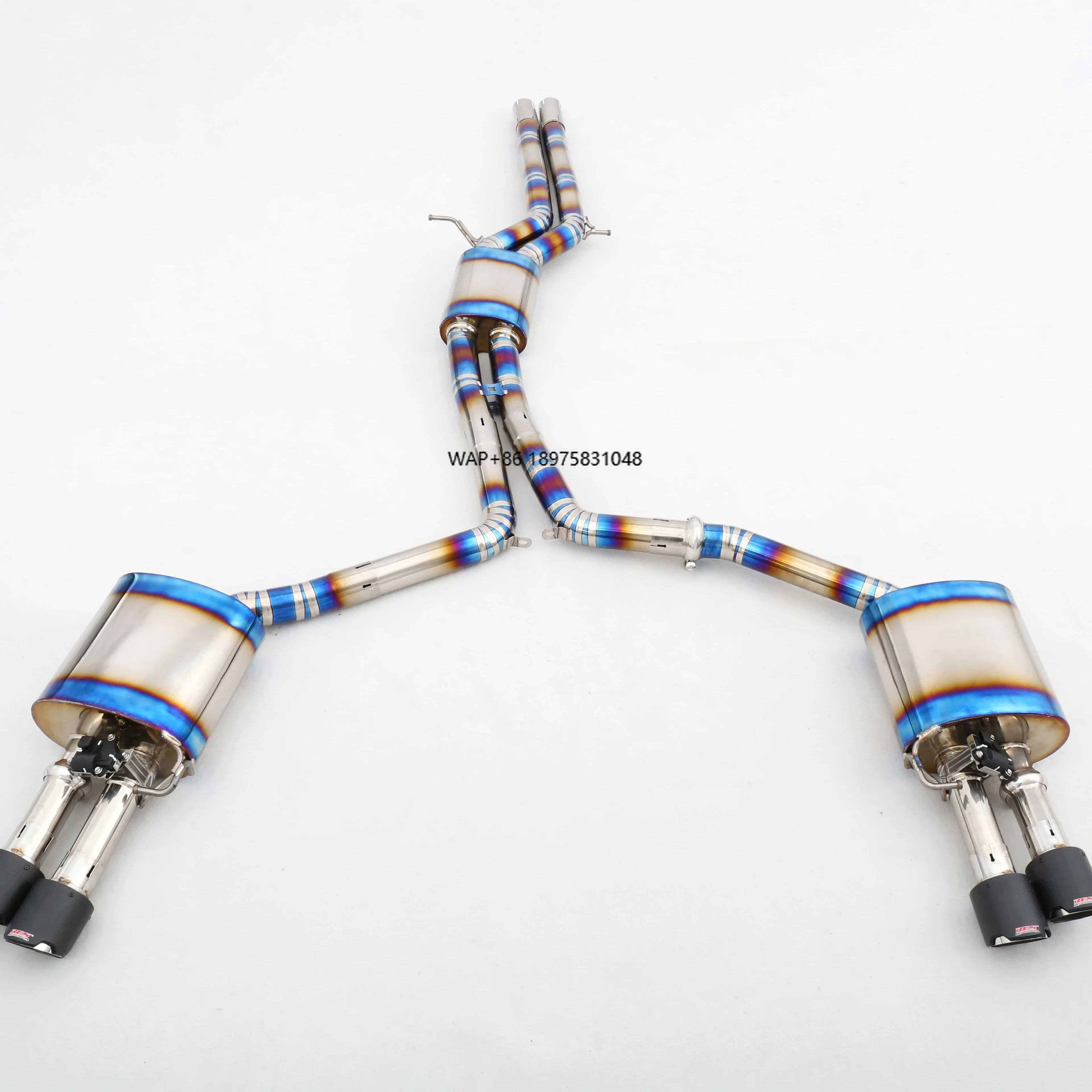 Factory Customization /S7 C8 2.9T EA839 Exhaust System 304 Stainless Steel/Titanium Valved Exhaust Pipes
Factory Customization /S7 C8 2.9T EA839 Exhaust System 304 Stainless Steel/Titanium Valved Exhaust Pipes