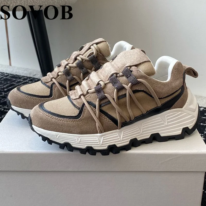 New Spring Autumn Anti slip Breathable Casual Sneakers Women's Retro Mixed Color Round Toe Thick Sole Flat Shoes Running Shoes
New Spring Autumn Anti slip Breathable Casual Sneakers Women's Retro Mixed Color Round Toe Thick Sole Flat Shoes Running Shoes