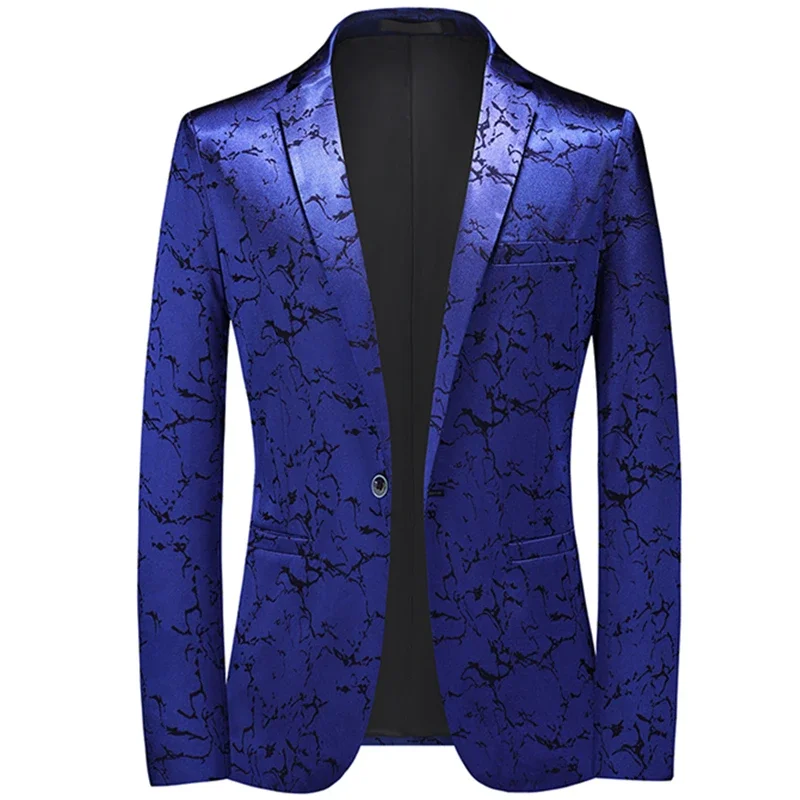 2024 Fashion New Men's Leisure Business Personalized Print Slim Fit Suit Coat Large Top
2024 Fashion New Men's Leisure Business Personalized Print Slim Fit Suit Coat Large Top