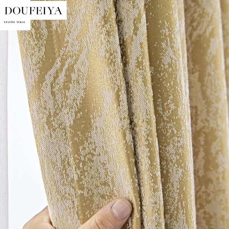 Custom Size Cotton Linen Golden Bronzing Thickening Luxury Window Curtains for Living Room Bedroom Dining Decor Blackout Tulle
Custom Size Cotton Linen Golden Bronzing Thickening Luxury Window Curtains for Living Room Bedroom Dining Decor Blackout Tulle
