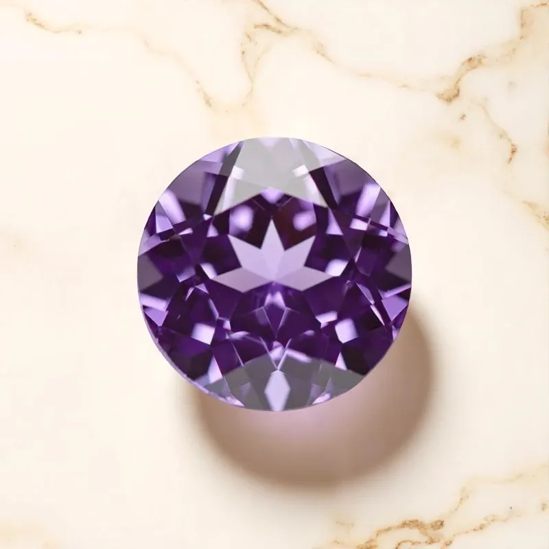 Wholesale Lab-Grown Purple Blue Round Cut Sapphire Charm Beads - DIY Pendant Materials with Selectable AGL Certification
Wholesale Lab-Grown Purple Blue Round Cut Sapphire Charm Beads - DIY Pendant Materials with Selectable AGL Certification