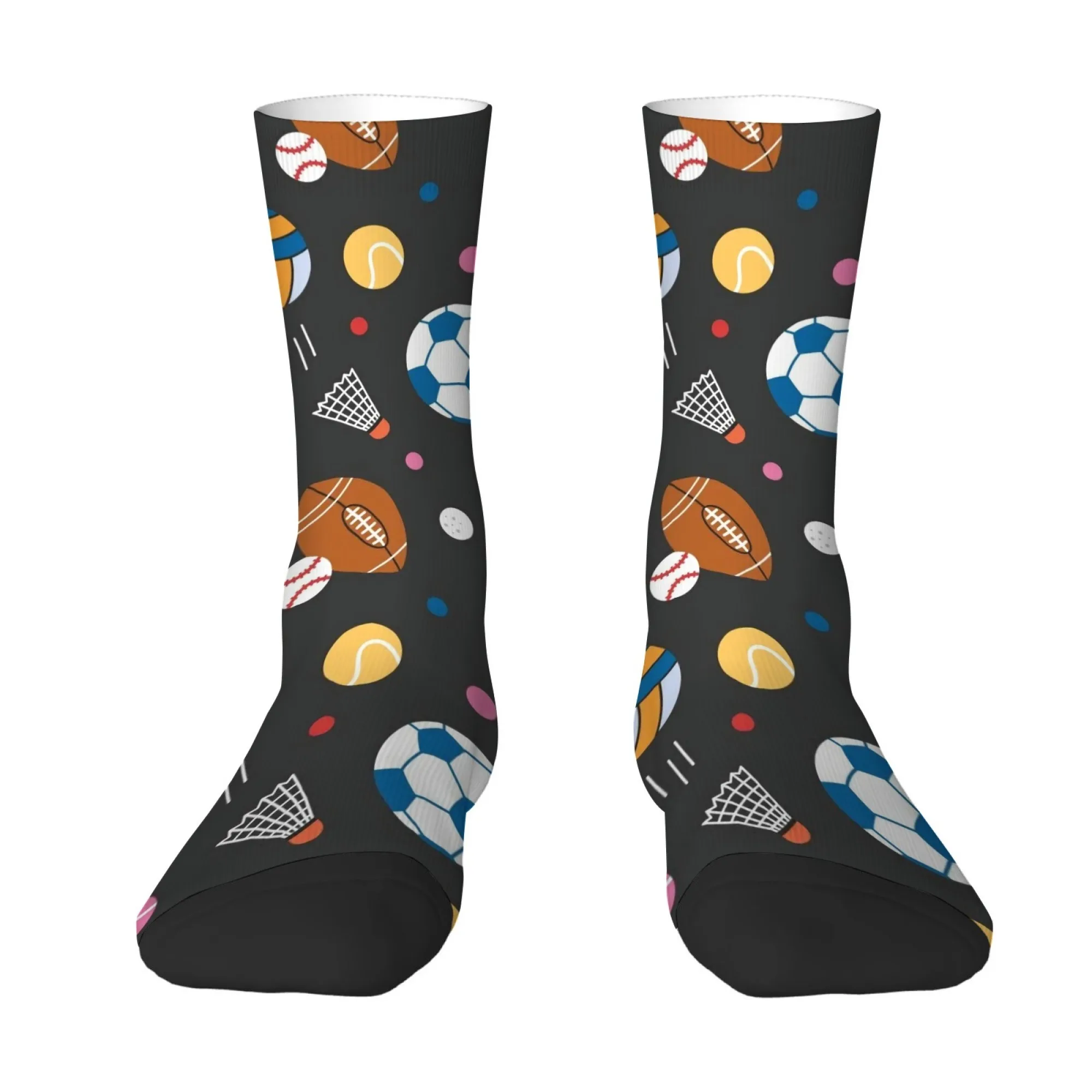 Men's Socks with Badminton and Rugby Prints Soft Skin-friendly Breathable Socks Stylish Sporty Funny Harajuku-style Socks
Men's Socks with Badminton and Rugby Prints Soft Skin-friendly Breathable Socks Stylish Sporty Funny Harajuku-style Socks