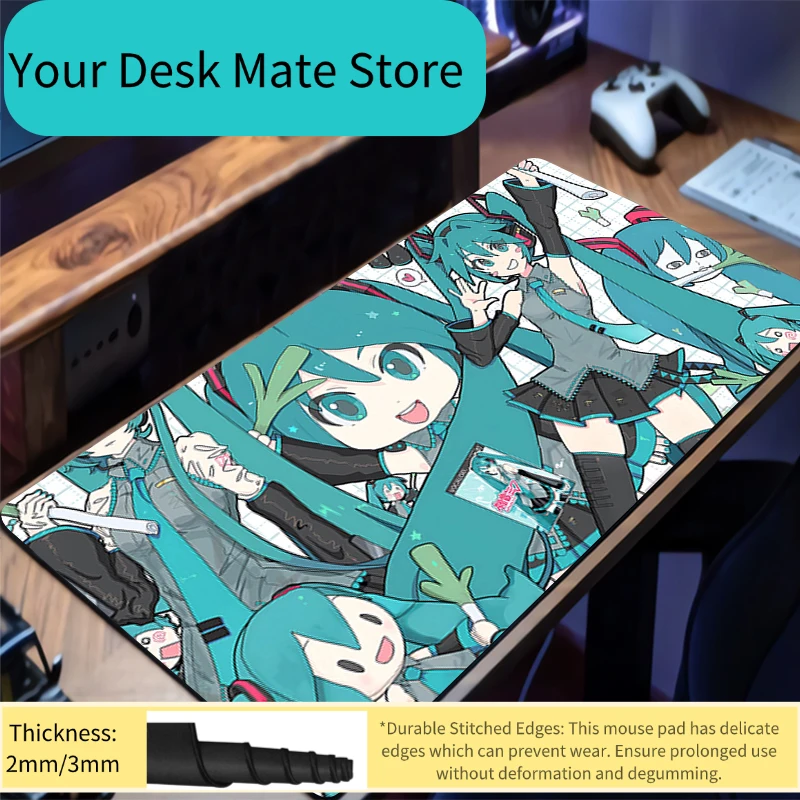Коврик для мыши Hatsune Miku Chibi Collage Anime, увеличенный, для игр, нескользящий, большой настольный коврик
Коврик для мыши Hatsune Miku Chibi Collage Anime, увеличенный, для игр, нескользящий, большой настольный коврик