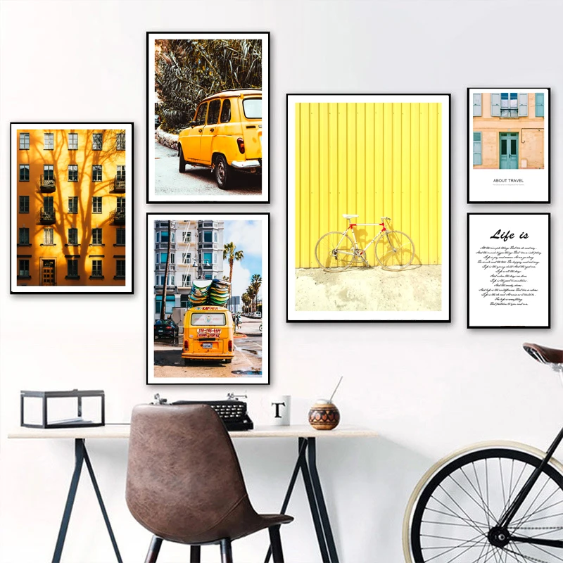 Nordic Scenery Wall Art Canvas Painting Car Houses Bicycles Life Quotes Decor for Living Room Modern Abstract Landscape Pictures
Nordic Scenery Wall Art Canvas Painting Car Houses Bicycles Life Quotes Decor for Living Room Modern Abstract Landscape Pictures
