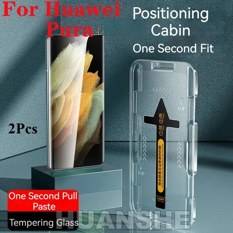 2 Pcs Dust-Free Tempered Glass Screen Protector Film for Huawei Pura70 Pro/Pura 80 Ultra/P60/P50/P30 Pro with 2nd Paste
2 Pcs Dust-Free Tempered Glass Screen Protector Film for Huawei Pura70 Pro/Pura 80 Ultra/P60/P50/P30 Pro with 2nd Paste
