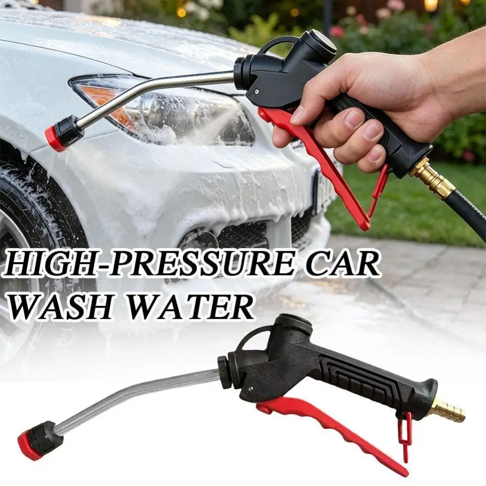 ABS Car Wash Sprayer Stainless Steel Windproof High Pressure Sprayer Safety Lock Hanging Hole Foam Sprayer Garden Watering
ABS Car Wash Sprayer Stainless Steel Windproof High Pressure Sprayer Safety Lock Hanging Hole Foam Sprayer Garden Watering