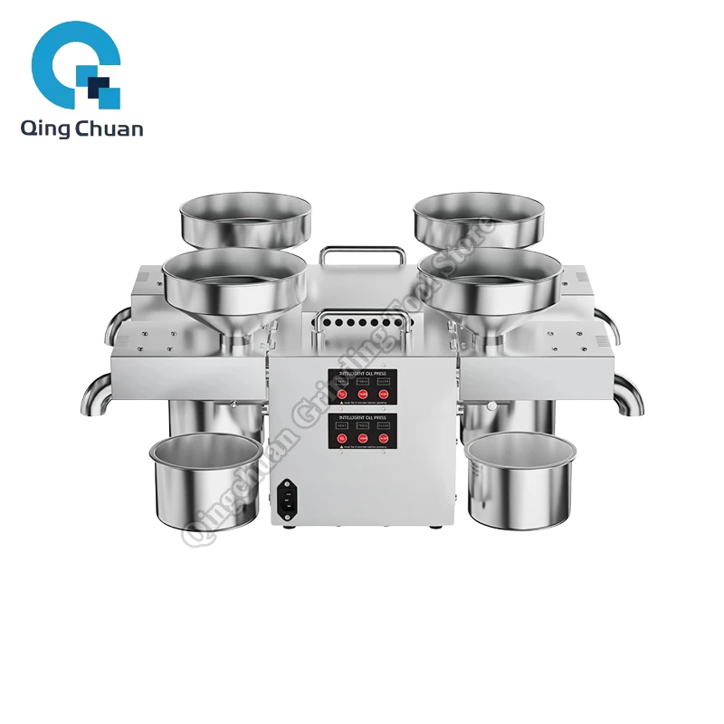 Oil Press Stainless Steel Commercial Automatic Four Head Peanut Coconut Seed Edible Oil Press Sunflower Sesame Seed Oil Press
Oil Press Stainless Steel Commercial Automatic Four Head Peanut Coconut Seed Edible Oil Press Sunflower Sesame Seed Oil Press