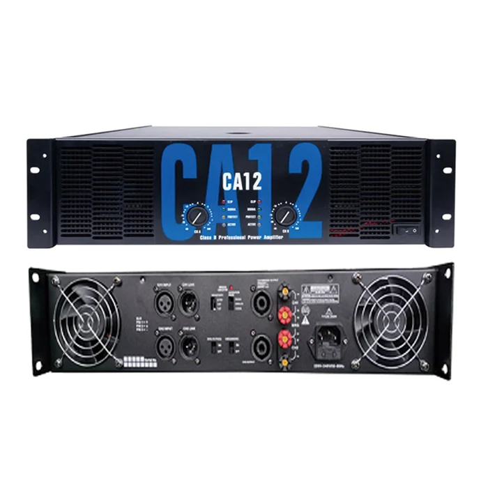 XIY Hot Selling CA12 1200 Watts Powerful Professional Digital Power Amplifier for Professional DJ Stage
XIY Hot Selling CA12 1200 Watts Powerful Professional Digital Power Amplifier for Professional DJ Stage